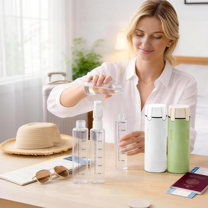 Dispensador jabón portátil 4 en 1