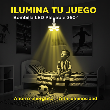 Bombilla fútbol habitación niño versión 2